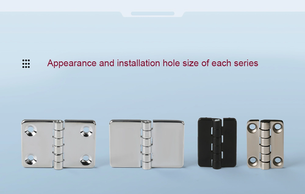 Folding Hinge For Electrical Cabinet And Distribution Box