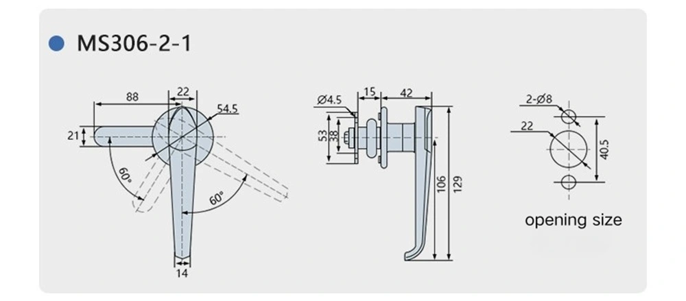 Stainless Steel Switchgear Handle Lock